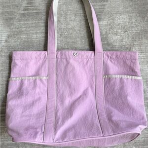 EUC Lululemon Daily Multi Pocket Tote - Vitapink